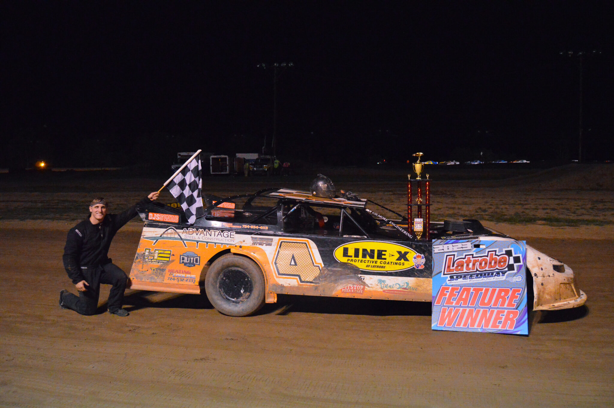 Frazee Freezes Field at Latrobe Speedway Latrobe Speedway