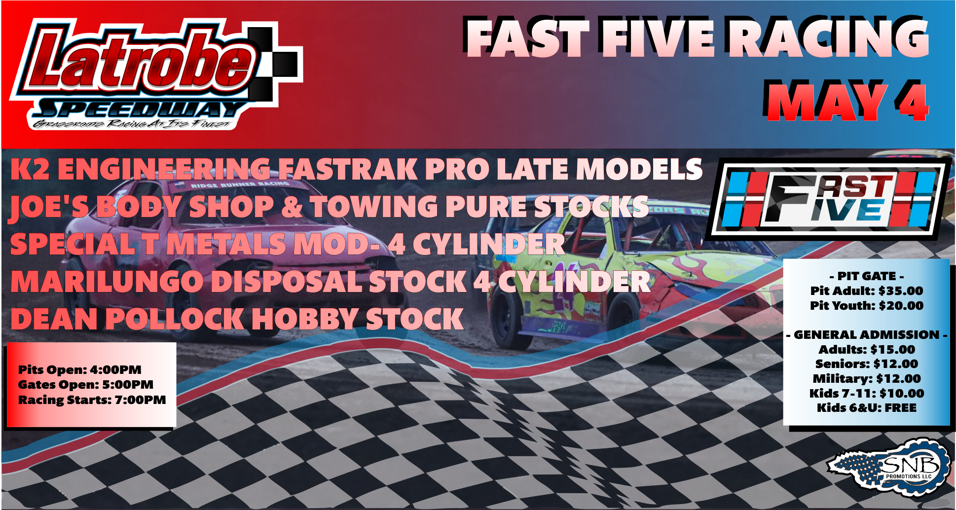 FAST FIVE RACING **CANCELLED**