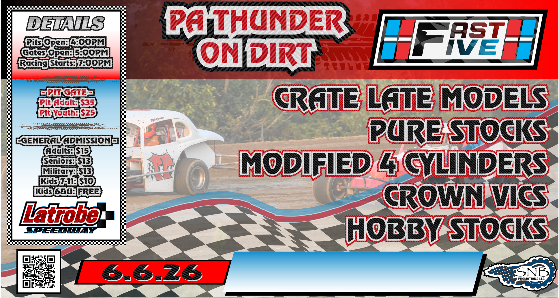 PA THUNDER ON DIRT - Fast Five Racing & PowerWheels