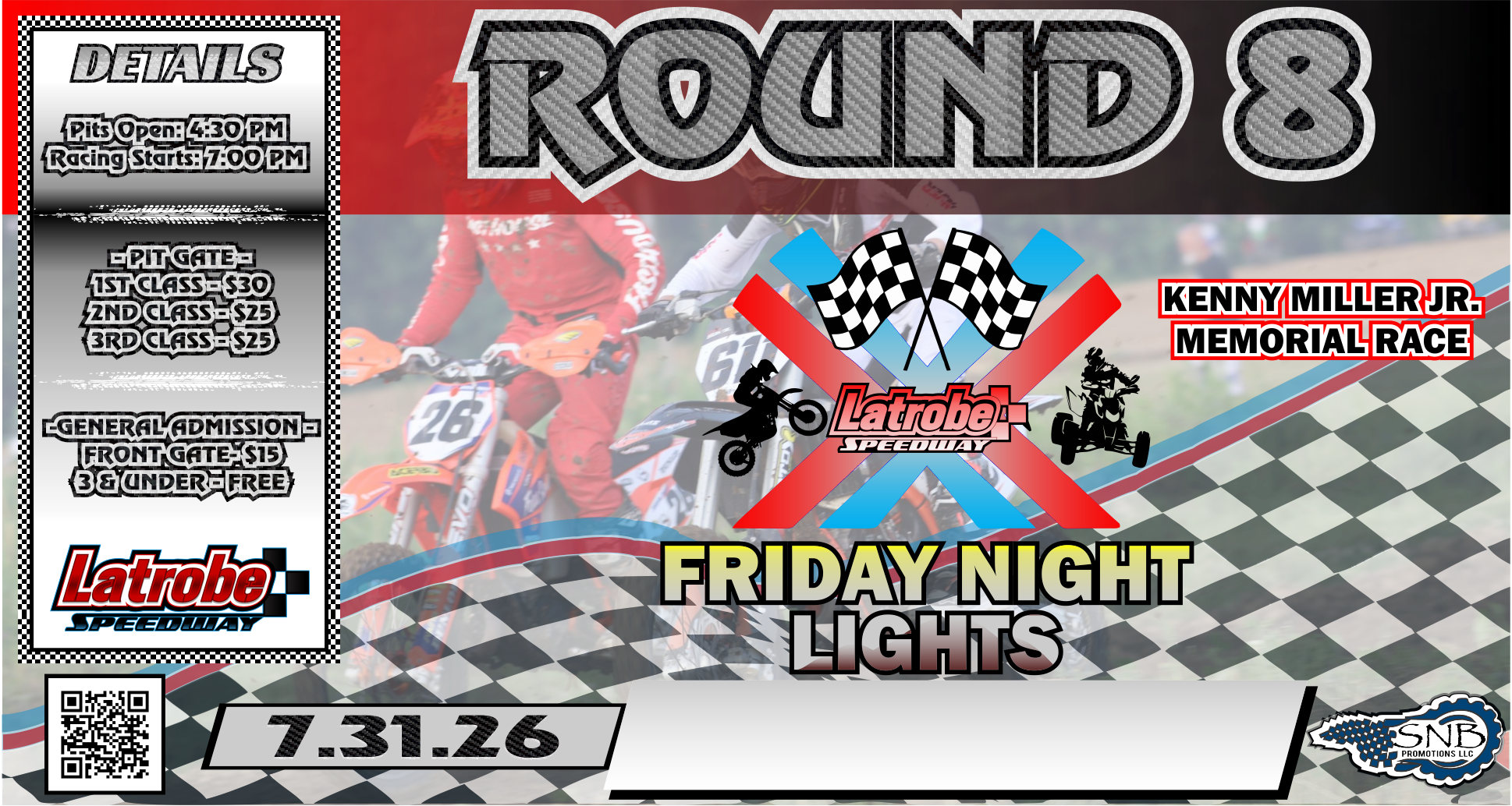 Kenny Miller Jr. Memorial Race - Friday Night Lights RD 8