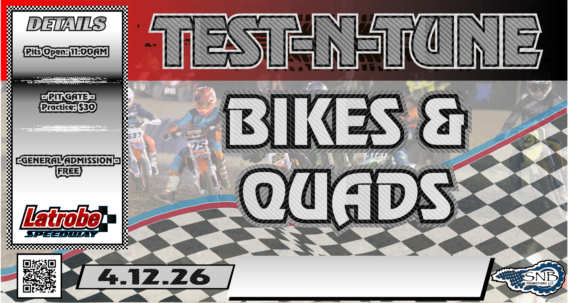 OPEN Practice Bikes and Quads